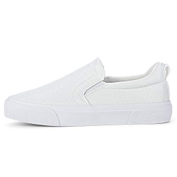 JENN ARDOR Slip on Sneakers for Women Comfortable Walking Shoes Memory Foam Loafers