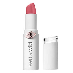 Lipstick By Wet n Wild Mega Last High-Shine Lipstick Lip Color Makeup, Bright Pink Pinky Ring