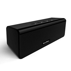 Bluetooth Speaker,MusiBaby M71 Wireless Speaker,Speakers Bluetooth Wireless,Outdoor,Waterproof,Portable Speaker with Loud Stero and Booming Bass,Dual Pairing,24H Playtime for Home,Party (Black)