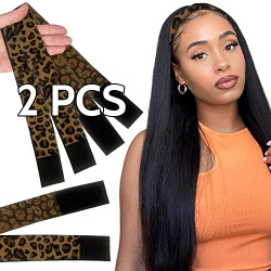 2 PCS Lace Melting Band,Elastic bands for Wig Edges, Lace Melting Band for Wigs and Baby Hair. Wig Band Edge Wrap to Lay Edges, Wig Accessories for Salon, Wigs Supplies, Edge Laying Band (2 PCS, Headband)