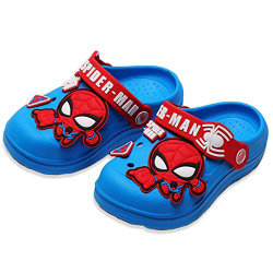 Cute Little Kids Boys Girls Clogs Sandals Non-Slip Breathable Beach Pool Shower Slippers Slides Sandals (C1, 2-3 Years)