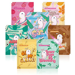 Sheet Mask by ZealSea Face Masks Skin Care (Pack of 14) Beauty Facial Mask Skincare Spa Birthday Party gifts Women, Men kids Girls - hydrating, Brighting, moisturizing,Soothe for All Skin Types