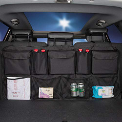 Car trunk storage box, SUV rear seat suspension storage bag, suitable for cars, trucks, SUVs, indoor and outdoor space-saving storage boxes (Hanging storage bag)