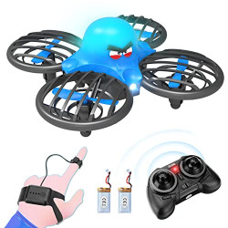 MiniDroneforKidsChildren's Day Gift UFODroneHandOperatedDroneforKidsorAdultsSmallRCDroneThrowtoGoGestureSensingControlFlyingSpinnerMiniDroneBall