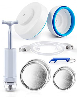 FATARUS Jar Sealer for Foodsaver Vacuum Sealer, Vacuum Sealer Kit for Regular and Wide Mouth Mason Jar, Regular Sealer Hood with Accessory Hose,Jar Lids, Manual Portable Vacuum Pump and Bottle Opener