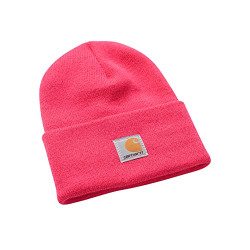 Carhartt unisex child Acrylic Watch Cold Weather Hat, Raspberry, 2-4T US
