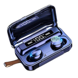 2022 New Wireless Earbuds Bluetooth 5.0 Headset, IPX7 Waterproof, LED Battery Display auriculares,140 Hours Play time with Charging Box, 3D Stereo Audio Full Touch Screen Headset with Microphone