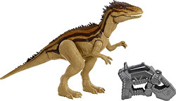 Jurassic World Mega Destroyers Carcharodontosaurus Carnivorous Dinosaur Figure Movable Joints, Realistic Sculpting & Advanced Attack Feature, Breakout Feature, Carnivore 4 Year Olds & Up