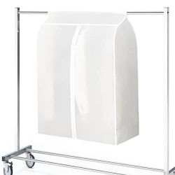 Hanging Garment Bags for Closet Storage Garment Clothes Cover Protector Hanging Clothes Bag Garment Bag Organizer Clothes Cover for Suit Coats Jackets Dress Closet Storage