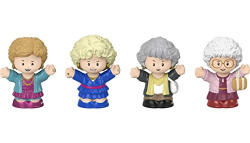 Fisher-Price Little People Collector The Golden Girls, Special Edition Figure Set Featuring 4 Lead Characters from The Classic TV Show