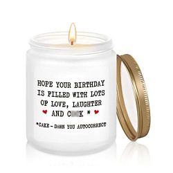 Lavender Scented Candles - Funny Birthday Gifts for Women, Unique Gifts for Best Friend Girlfriend Wife, Birthday Gifts for Bestie BFF Sister Mom Grandma, Friendship Gifts, Coworker Gifts