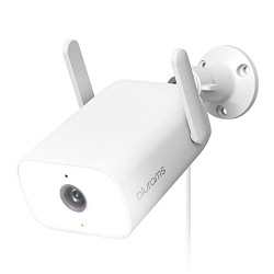 Security Camera Outdoor 3MP, blurams Spotlight Camera, Outdoor Camera w/ Color Night Vision, IP66 Weatherproof, Siren Alarm and 2-Way Audio, Compatible with Alexa