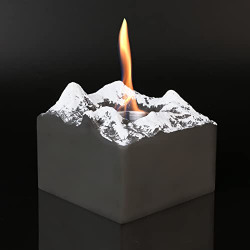 Tabletop Fire Pit, Concrete Table Top Fire Pit Bowl, ,Mini Personal Fireplace,Tabletop Fireplace Mini Fire Pit Fire Bowl