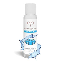 Promescent Premium Water Based Lube for Sex, Lubricants for Women, Men & Couples, Toy/Vibrator Safe, Condom Compatible, Paraben Free, Non-Sticky, Long-Lasting (4 oz)