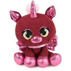 GUND P.Lushes Designer Fashion Pets Vera Von Cord Premium Pegasus Stuffed Animal, Burgandy and Pink, 6
