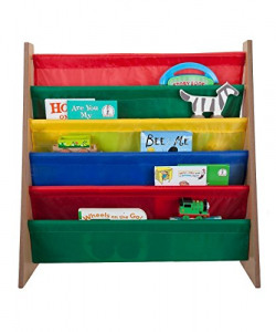 Sagler Kids Bookshelf  Toddler Book Shelf Organizer for Kids  Kids Book case Storage Bookshelf - 5 Pockets Kids Bookcase and Magazine Rack
