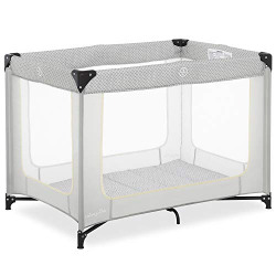 Dream On Me Zoom Portable Playard, Light Grey