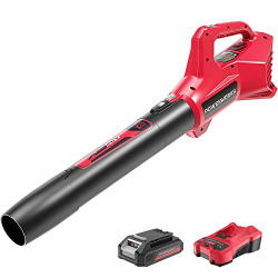 POWERWORKS XB 20V (85 MPH / 310 CFM) Cordless Axial Blower, 2Ah Battery and Charger Included BLP301