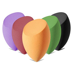 YEOTWIN Makeup Sponge Set Latext-free Beauty Sponge Makeup Blender Foundation Sponge Applicator Sponges (5cps)