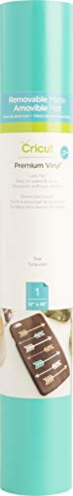 Cricut Premium Permanent Vinyl (12  x 48 ), Strong Adhesive Lasts for 3 Years, UV & Water-Resistant, Perfect for Indoor-Outdoor DIY Projects, Compatible with Cricut Machines, Sky Blue