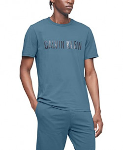 Calvin Klein Men's Intense Power Lounge S/S Crewneck, Tapestry Teal, S