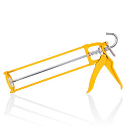 Drip-Free Caulking Gun with Steel Frame, Lightweight Caulk Gun for Standard Silicone Caulk,Adhesive, Sealant Cartridges or Tubes, by AS ASTARTECH