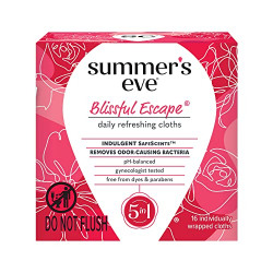 Summer's Eve Cleansing Wipes, Blissful Escape, 16 Count