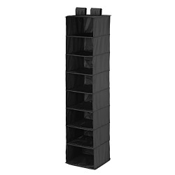 Honey-Can-Do 8 Shelf Hang Organizer- Black SFT-01246 Black