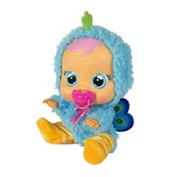 Cry Babies Peacock Pajama for Baby Doll, Blue (Doll Sold Separately)