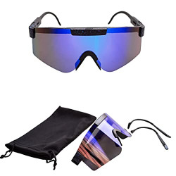 Polarized sports sunglasses, UV400 outdoor protective glasses for men and women, youth baseball, fishing, beach, surfing. (C5)