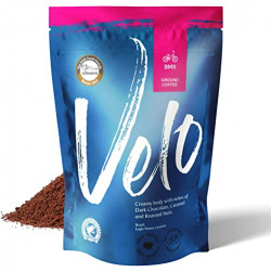 VELO Coffee Roasters - Fresh Small Batch Medium Roasted Premium Coffee Grounds [700 grams] | Arabica Roast Ground Coffee - 7.05Oz | BMX - Blend of Chocolate, Dried Fruits, Sugar Cane and Nuts