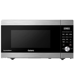 Galanz Microwave Oven ExpressWave with Patented Inverter Technology, Sensor Cook & Sensor Reheat, 10 Variable Power Levels, Express Cooking Knob, 1100W 1.6 Cu Ft Stainless Steel GEWWD16S1SV11