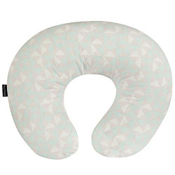 Dream On Me Beeboo Nursing Pillow and Positioner, Breastfeeding and Bottlefeeding Pillow, Removable and Washable Pillow Cover, Soft and Breathable Fabric, Pink and Blue