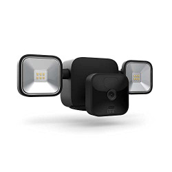 Blink Floodlight camera - Wireless smart security Outdoor camera (3rd Gen) + LED mount, two-year battery, motion detection - Add-on camera (Sync Module required) (Black)