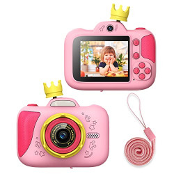 GOKKCL Digital Kids Camera, Selfie Kids Camera with 1080P HD Recordings 20M Images for Party Outdoor Activities, Birthday Christams Gifts for Kids