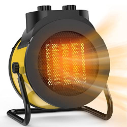 Space Heater, Upgrade 1500W Electric Heater with 90 Adjustable Angle, Overheat Protection, 3 Modes, Garage, Office, Indoor Use