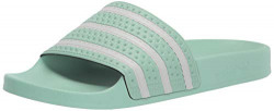adidas Originals Men's Adilette Slide Sandal, Blush Green/Supplier Colour/Blush Green, 4