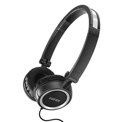 Edifier H650 Headphones - Hi-Fi On-Ear Wired Stereo Headphone, Ultralight and Fold-able - Black