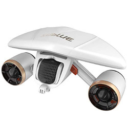 sublue WhiteShark Mix Pro Smart Underwater Scooter with Smartphone Case Mount/Camera Mount, 2 Gear Speed Switch, Dual Motor 40M Waterproof for Water Sports Diving & Snorkeling & Sea Adventures