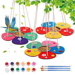 Nonlrain Bird Feeders Crafts Kit for Kids - Arts and Crafts for Girls & Boys - Ideas Painting Kits for Kids Age 3-5 4-8 8-12