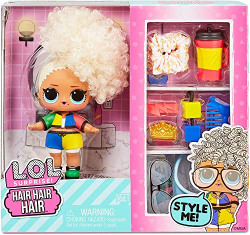 L.O.L. Surprise! Hair Hair Hair Dolls with 10 Surprises  Great Gift for Kids Ages 4+