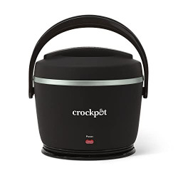 Crockpot Electric Lunch Box, Portable Food Warmer for On-the-Go, 20-Ounce, Black Licorice