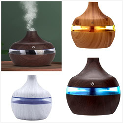 Aromatherapy Essential Oil Diffuser, 300ml Cool Mist Air Home Humidifier, 7 Color LED Lights, Suitable Large Room, Yoga, Office