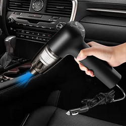 MUMICO 6000PA Car Va-cuum Cleaner - Handheld Cordless Powerful Suction Du-st Bu-Ster with Thick Washable Filter/90  Folding/Multifunctional Accessories/Lightweight/Move Fre-ely, for Car