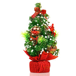 11 Christmas Tree with Multicolored Lights Mini Artificial Christmas Tree, Xmas Holiday Decor for Tabletop, Home Room Party Wedding Festival Craft Decoration Christmas/Thanksgiving Gift