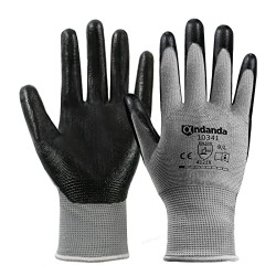ANDANDA 13gg polyester nitrile palm dipped EN388:2016 4121X; size 9L1 pair
