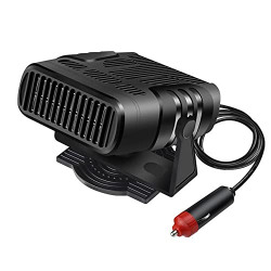 Car Heater 2 in 1 Auto Car Windshield Portable Heater Cooling Fan 12V 120W Auto Defogger 360 Rotatable Fast Heating Quickly Defrost