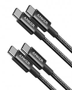 Anker 333 USB C to USB C Cable (3.3ft 100W, 2Pack), USB 2.0 Type C Charging Cable Fast Charge for MacBook Pro 2020, iPad Pro 2020, iPad Air 4, Samsung Galaxy S21, Pixel, Switch, LG, and More (Black)