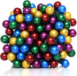 Lycklig Christmas Lights 33FT 70 LED Globe String Lights Outdoor Christmas Tree Lights with Pearlized Glass Bulb for Holiday Party Decor UL Certified