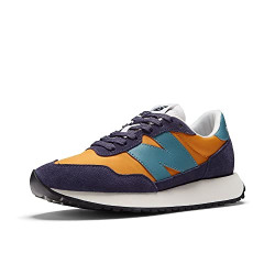 New Balance Women's 237 V1 Classic Sneaker, Dark Mercury/Golden Hour/Moonstone, 10